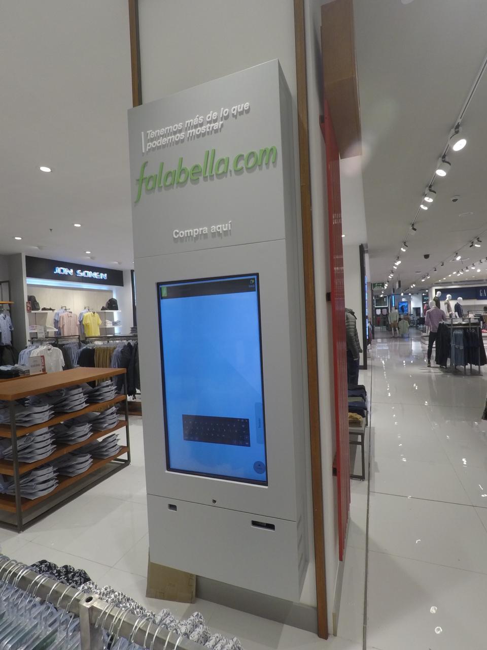 Kiosco digital interactivo para Falabella.com
