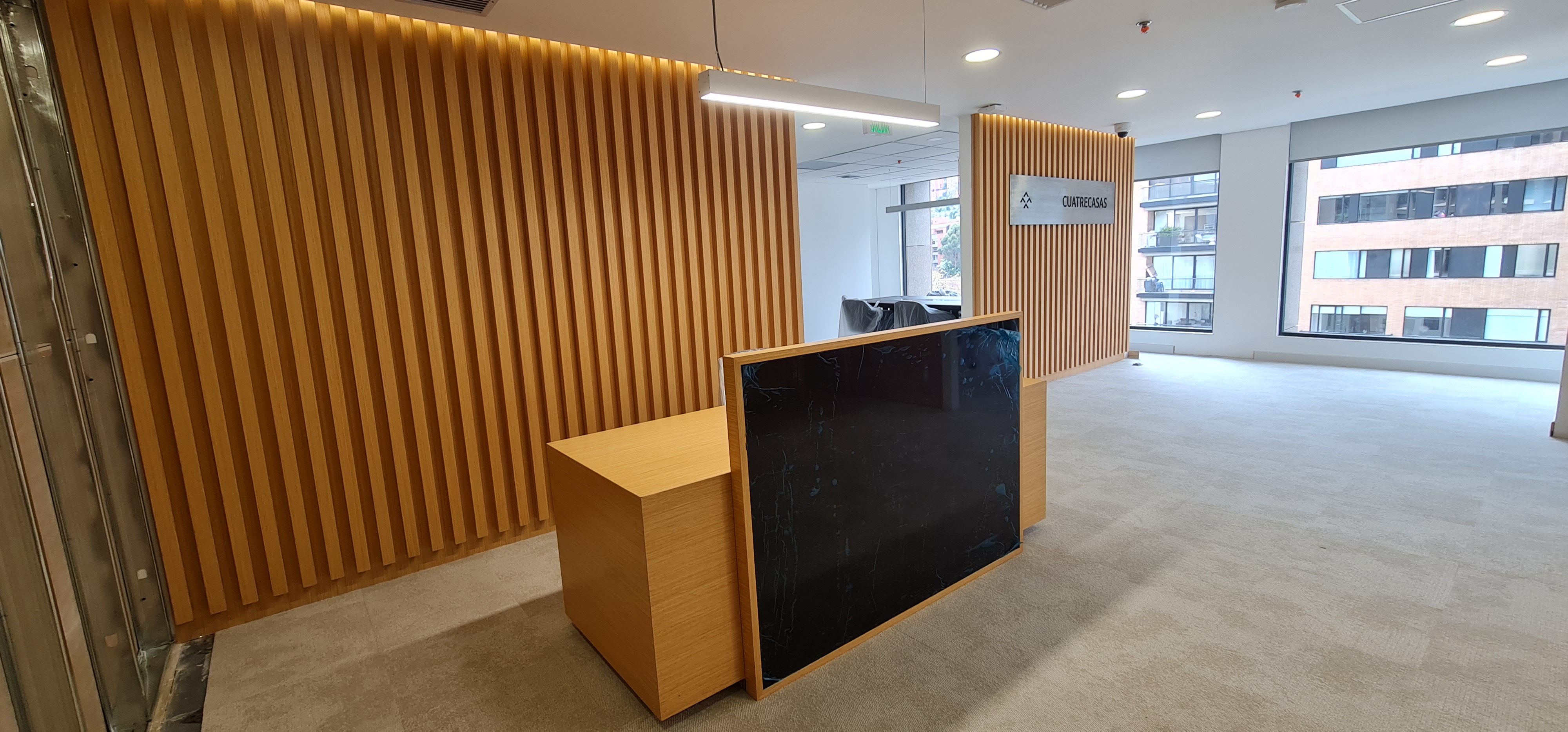 Recepción de oficinas corporativas Cuatrecasas