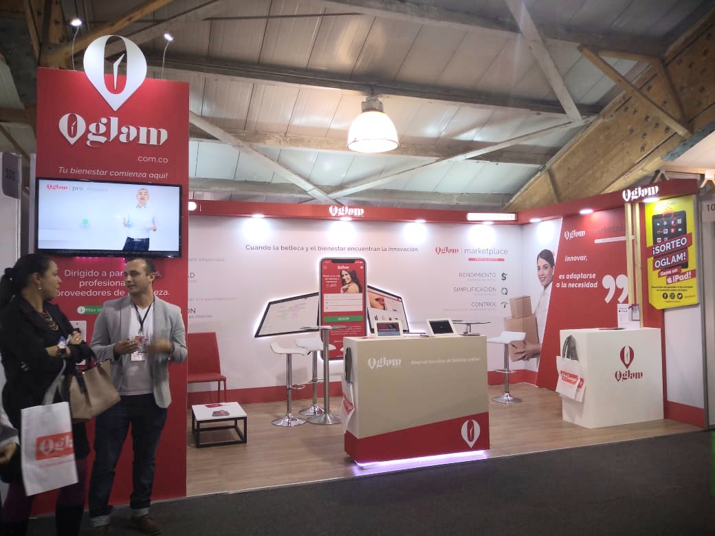 Stand de belleza y bienestar Oglam